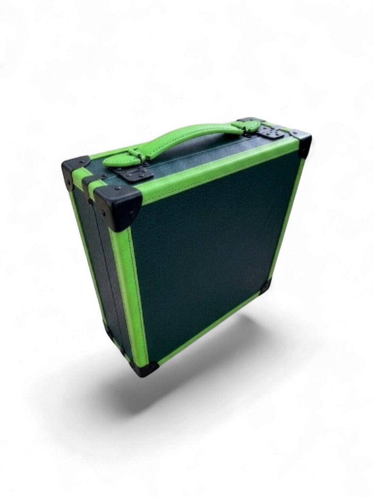 SIX-WATCH TRUNK WITH NECKLACE: GREEN