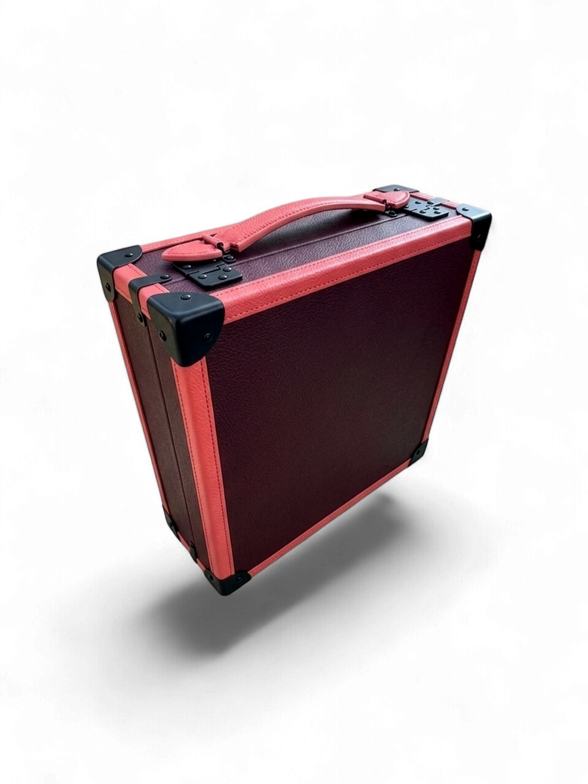 SIX-WATCH TRUNK WITH NECKLACE: RED